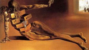 Dalí - Anthropomorphic Cabinet of Drawers wall art