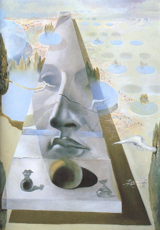 Salvador Dali - Apparition of the Visage of Aphrodite premium reproduction printed or painted