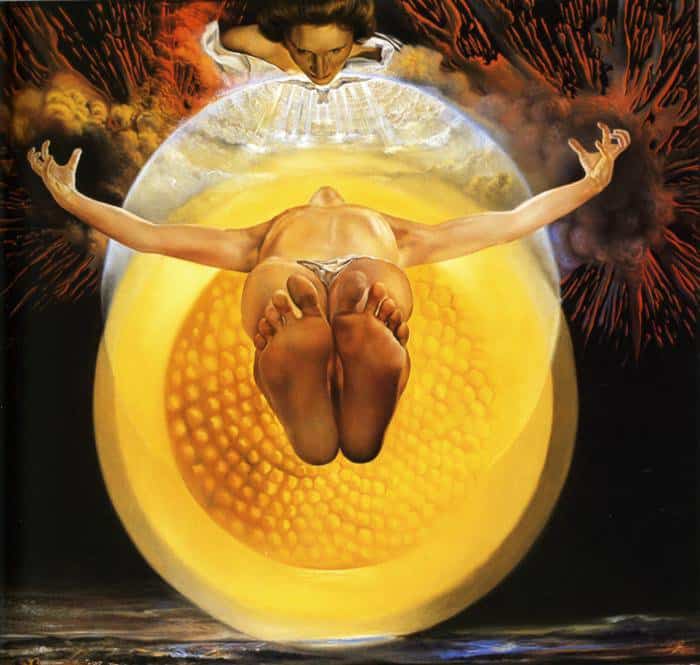 Dali - Ascension of Cosmic Dreams Wall Art premium reproduction printed or painted