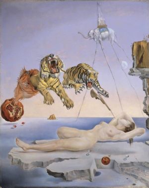 Dalí - Dream Caused by the Flight of a Bee Wall Art wall art
