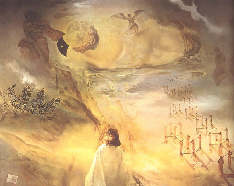 Salvador Dali - Galacidalacidesoxyribonucleicacid Artwork premium reproduction printed or painted