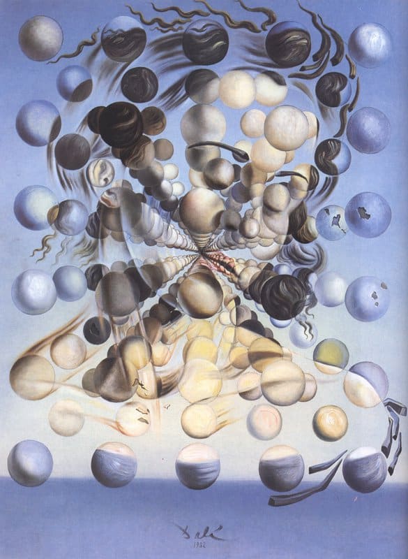 Dali - Galatea of the Spheres Surrealist Masterpiece premium reproduction printed or painted