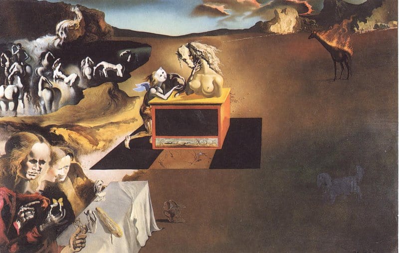 Salvador Dali - The Invention of the Monsters Masterpiece premium reproduction printed or painted