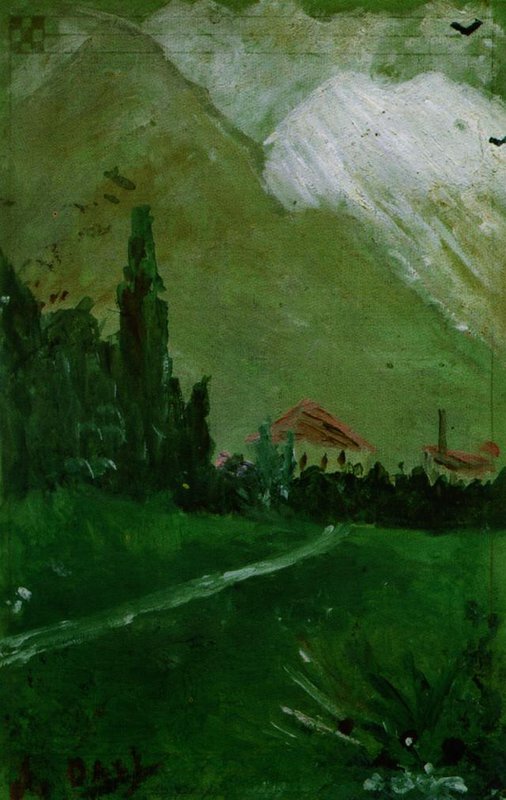 Salvador Dali - Figueras Dream Landscape premium reproduction printed or painted