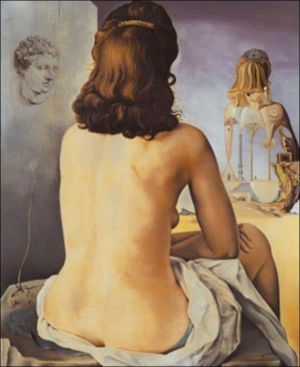 Salvador Dali - My Wife Nude Contemplating Her Own Flesh Masterpiece wall art