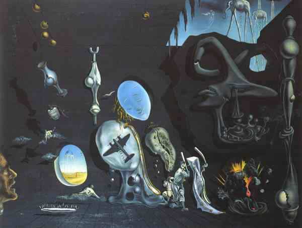 Dali - Melancholic Surrealism Masterpiece premium reproduction printed or painted