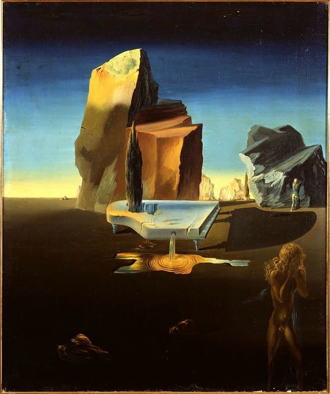 Dali - Mysterious Source of Harmony Wall Art premium reproduction