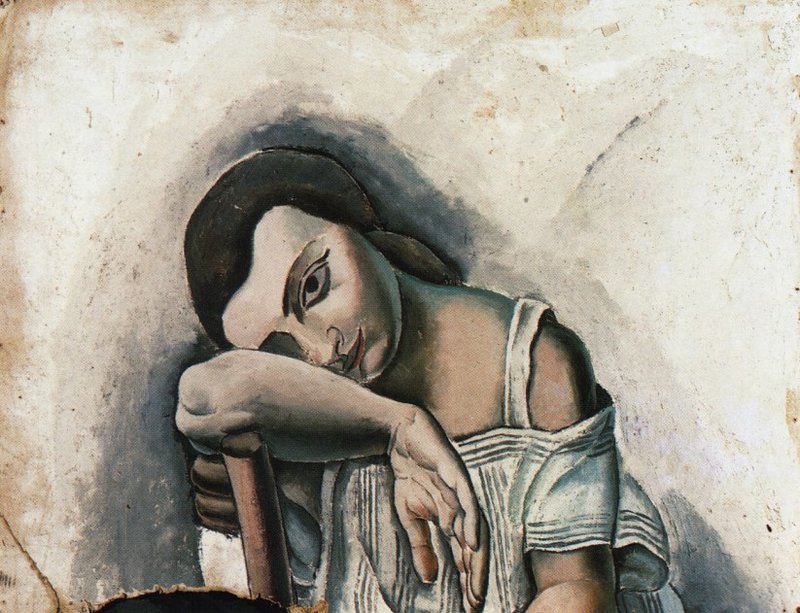 Salvador Dalí - Portrait of Ana Maria, 1924 premium reproduction printed or painted