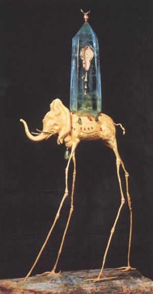 Dali - Space Elephant Sculpture wall art