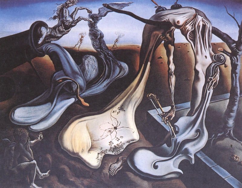 Salvador Dali - Twilight Arachnid Dreamscape premium reproduction printed or painted