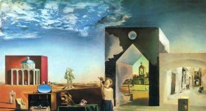 Dali - Surreal Suburban Dreamscape Wall Art wall art