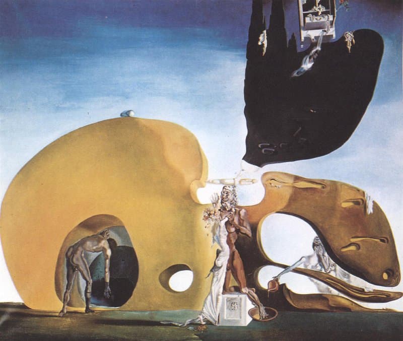 Dali - The Birth Of Liquid Desires Art premium reproduction printed or painted
