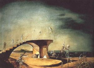 Salvador Dali - The Broken Bridge and the Dream wall art