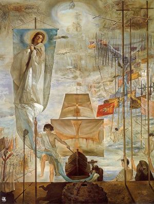Dali - The Discovery of America by Christopher Columbus Wall Art wall art