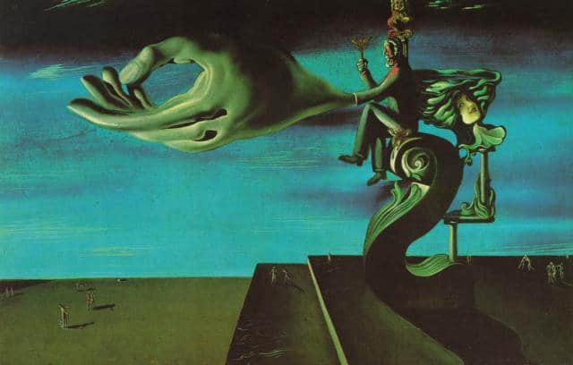 Dali - The Enigmatic Gesture Art premium reproduction printed or painted