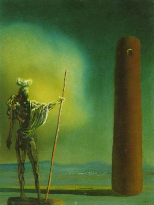 Dali - The Knight At The Tower Art Piece wall art