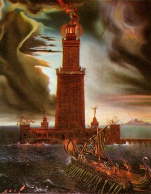 Dali - The Lighthouse at Alexandria Masterpiece wall art