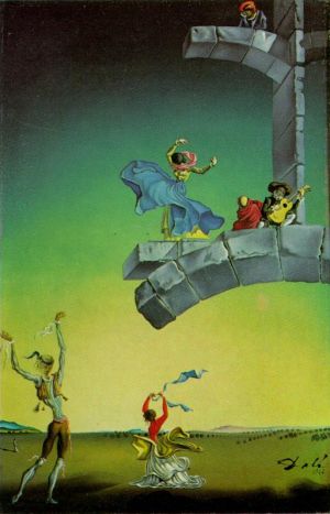 Dali - Spanish Dances in Surreal Landscapes wall art