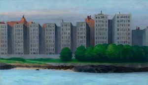 Edward Hopper - Apartment Houses East River Canvas Art wall art