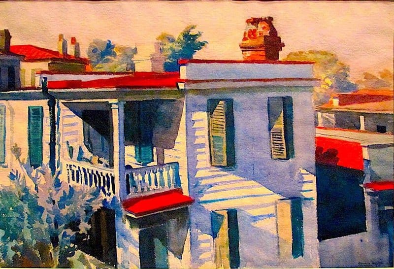Edward Hopper - Ash's House, 1929 Wall Art premium reproduction