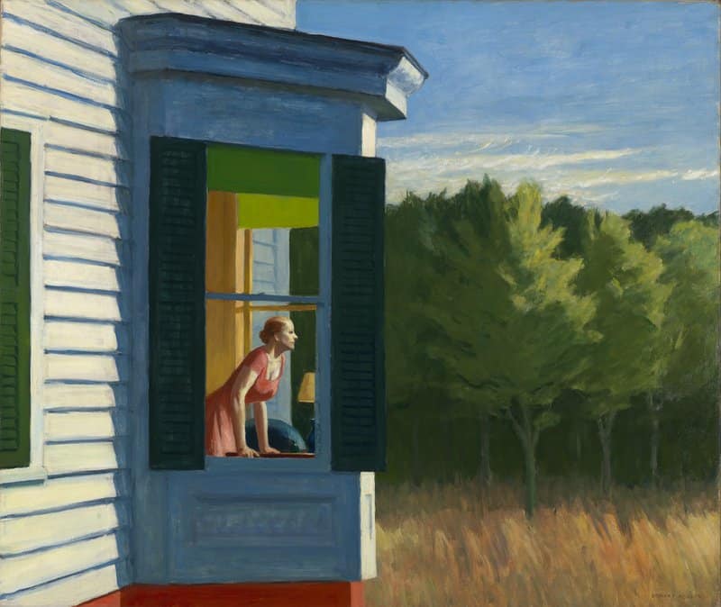 Edward Hopper - Cape Cod Morning 1950 Wall Art premium reproduction