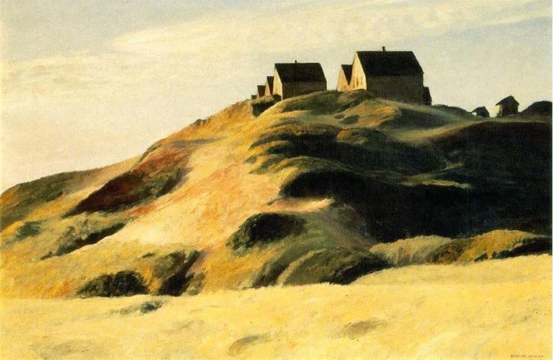 Edward Hopper - Corn Hill Landscape Art 1930 premium reproduction