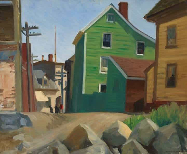 Edward Hopper - Italian Quarter, Gloucester, 1912 Wall Art premium reproduction