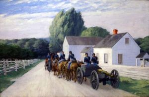 Edward Hopper - Light Battery at Gettysburg Circa 1940 wall art