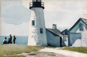 Edward Hopper - Pemaquid Light 1929 Wall Art wall art