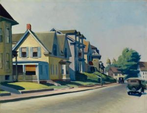Edward Hopper - Sunlight on Gloucester Street, 1934 wall art