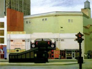 Edward Hopper - The Circle Theatre Wall Art - 1936 wall art