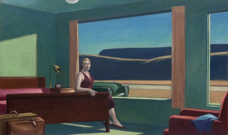 Edward Hopper - Western Motel 1957 Wall Art premium reproduction