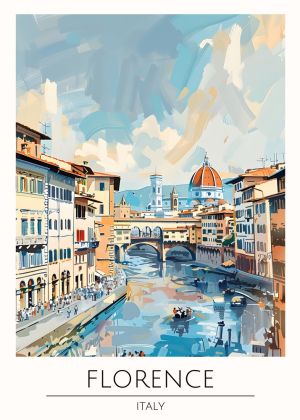 Florence - A Symphony of Light and Heritage wall art