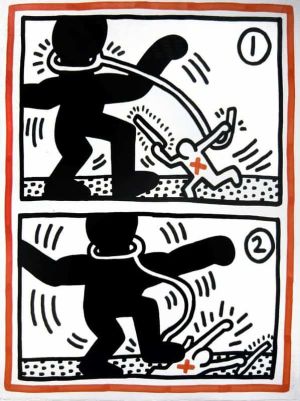 Keith Haring – Free South Africa Wall Art wall art