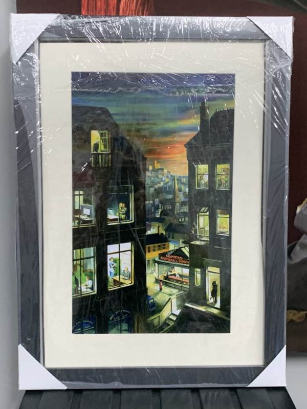 Phil Lockwood Hommage To Edward Hopper - 40 X 25 Cm - Poppins Shop Atelier Study