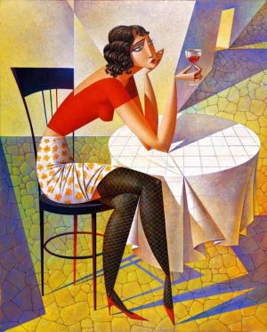 Georgy Kurasov - Elegance with Wine wall art