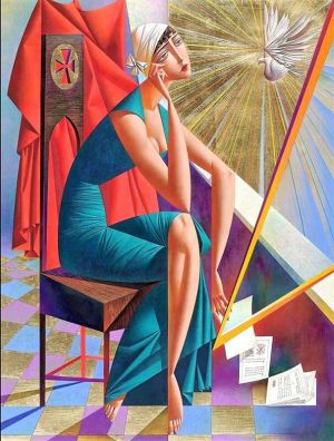 Georgy Kurasov - Annunciation Fine Art Piece wall art