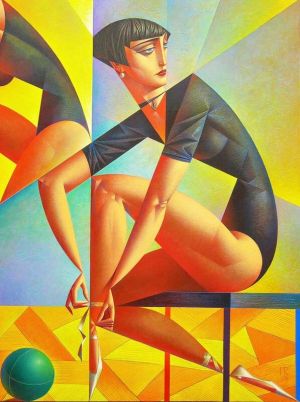 Georgy Kurasov - Vibrant Elegance in Motion wall art
