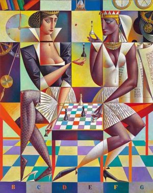 Georgy Kurasov - Chess Conundrum wall art