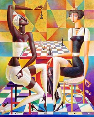 Georgy Kurasov – The Art of Chess wall art