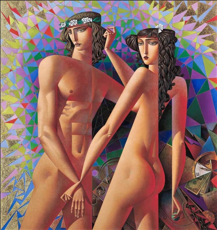 Georgy Kurasov - Expulsion From Paradise Wall Art premium reproduction