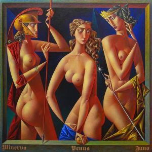 Georgy Kurasov - The Judgment of Paris Art Piece wall art