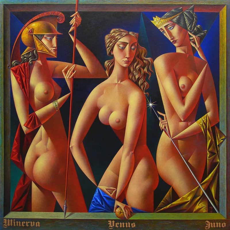 Georgy Kurasov - The Judgment of Paris Art Piece premium reproduction