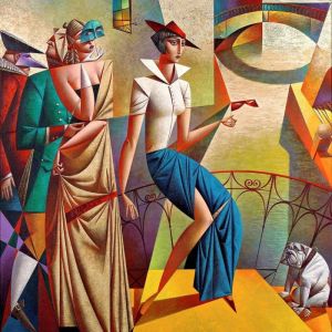 Georgy Kurasov - Masquerade Elegance wall art