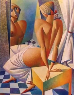 Georgy Kurasov - Nadia Reflected wall art