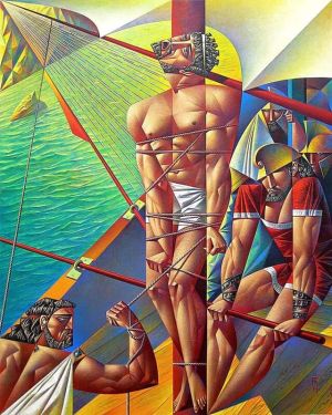 Georgy Kurasov - Odysseus Sailing by The Sirens wall art