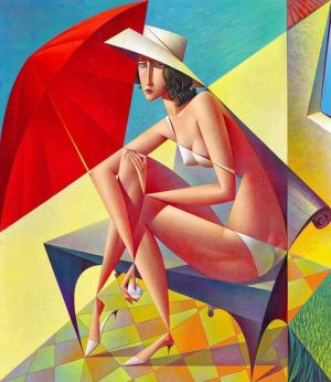 Georgy Kurasov - On The Beach Wall Art wall art