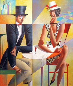 Georgy Kurasov - Rendez-vous Modern Art Masterpiece wall art