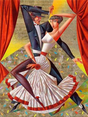 Georgy Kurasov - Tango Elegance wall art
