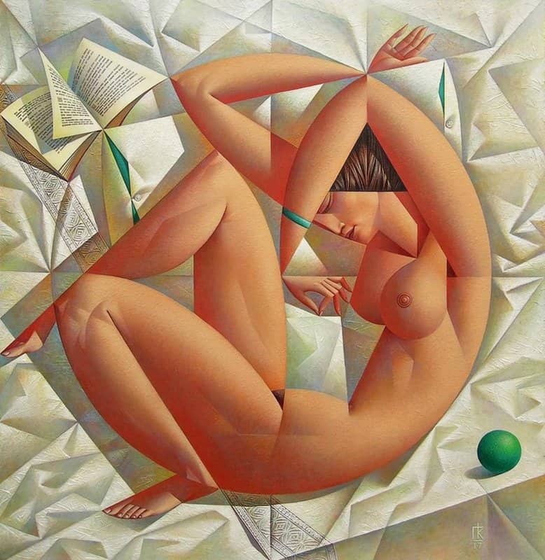 Georgy Kurasov - The Dream: A Cubist Vision premium reproduction
